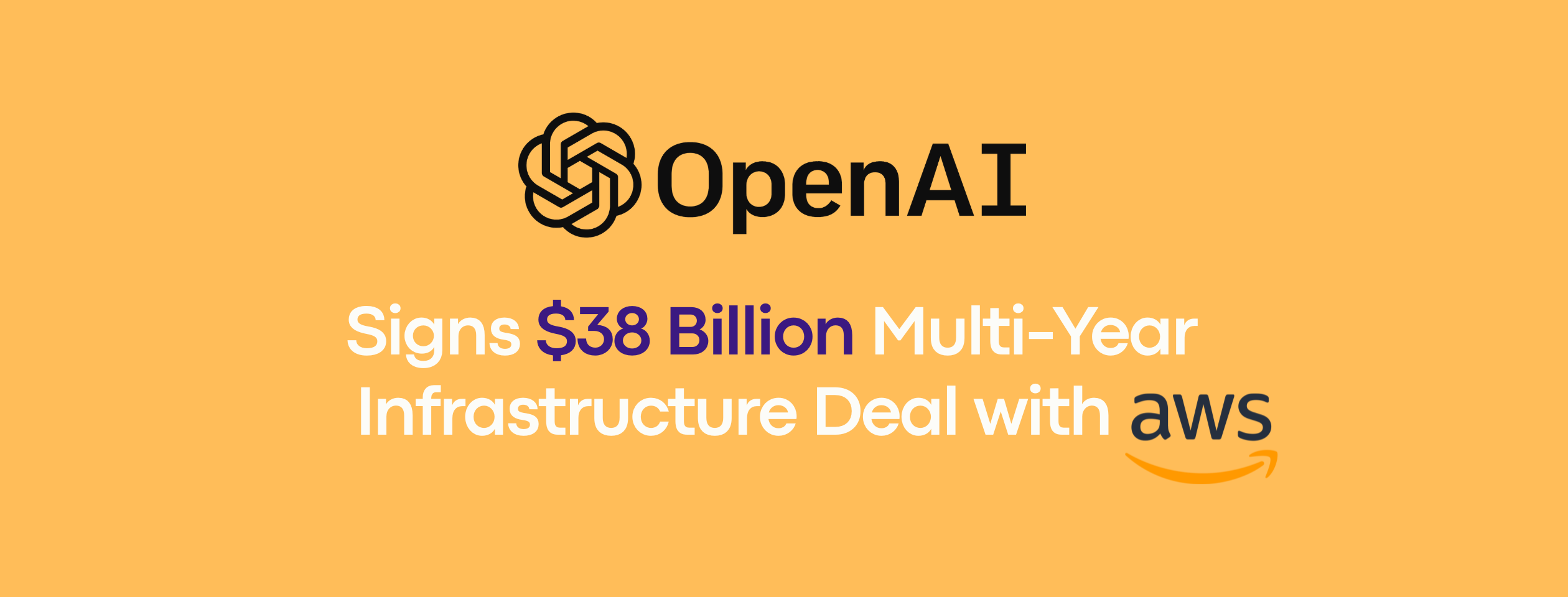 OpenAI Signs $38B Infrastructure Deal with AWS to Scale Global AI ...
